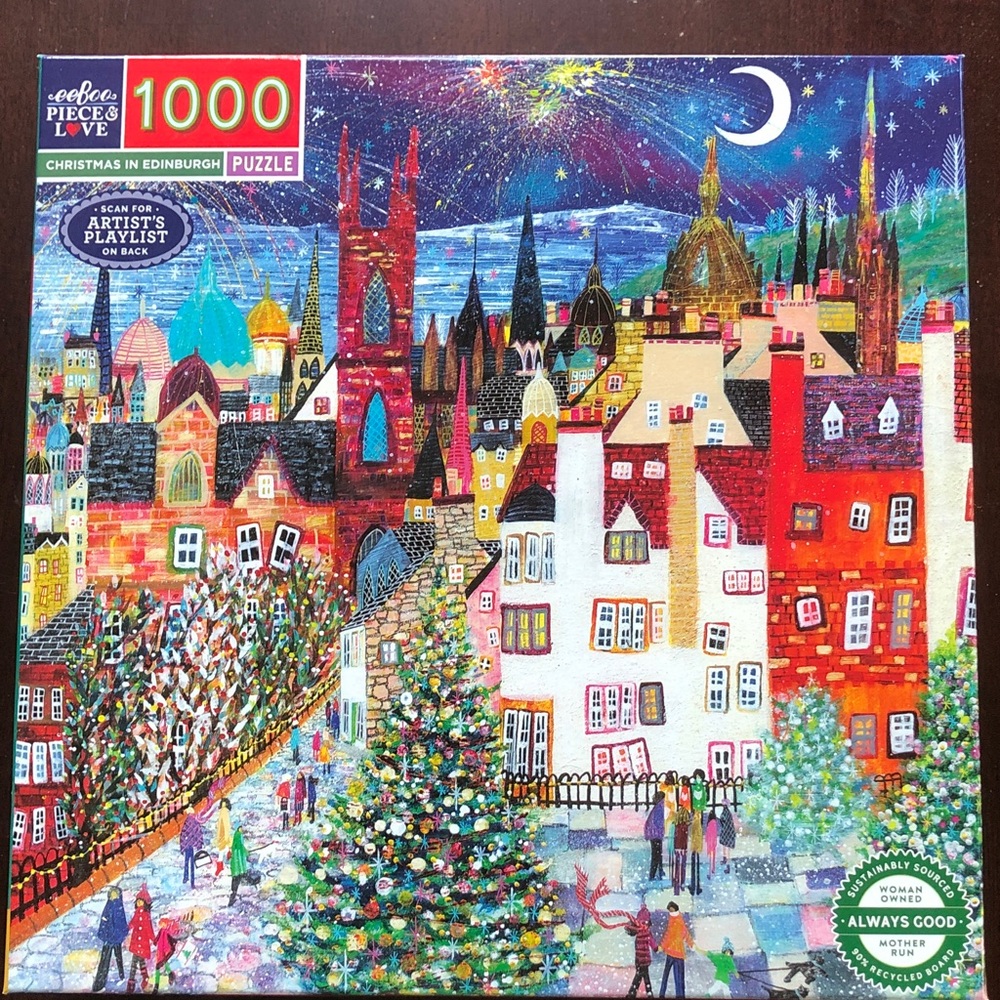 Christmas in Edinburgh 1000 piece puzzle